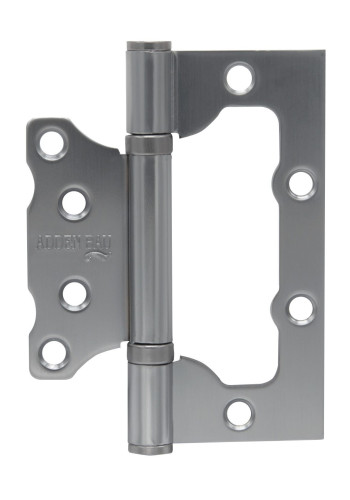 Петля дверная универсальная без врезки с двумя подшипниками ADDEN BAU. 100X75X2.5 BUT MATTE SATIN CHROME (цвет МАТОВЫЙ ХРОМ) Петля дверная универсальная без врезки с двумя подшипниками ADDEN BAU. 100X75X2.5 BUT MATTE SATIN CHROME (цвет МАТОВЫЙ ХРОМ)