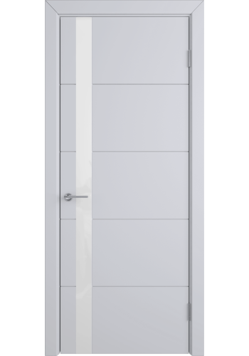 Межкомнатная дверь Trivia, со стеклом, цвет Cotton Межкомнатная дверь Trivia, со стеклом, цвет Cotton